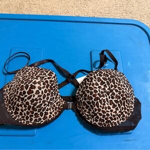 Leopard Print Women's Bra